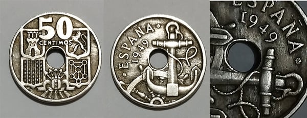 50 centimos 1949 *56