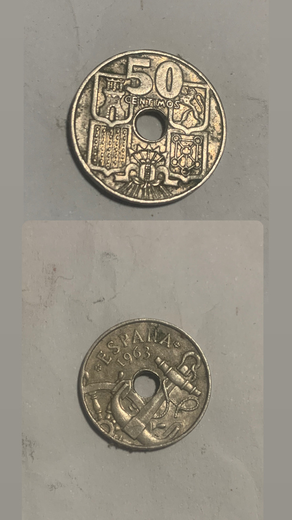 50 centimos 1963