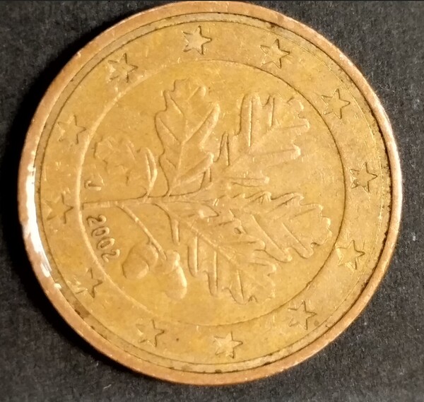 5 centimos  de euro alemania 2002