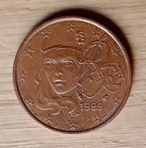 5 cent euro 1999