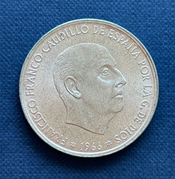 Moneda Plata 1966 - 100 pesetas