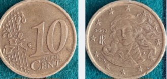 Moneda de 10 centimos de Autria 2002