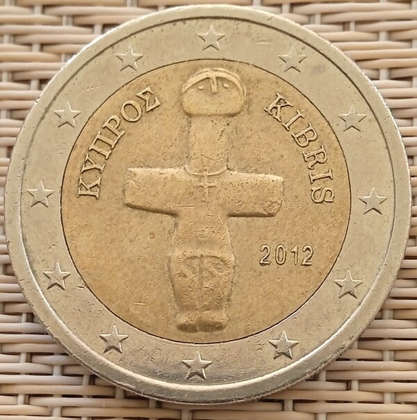 Monedas 2€ Chipre Ídolo 2012