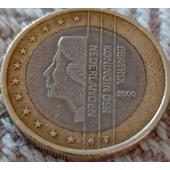 Moneda 1 Euro Beatrix Koningin der Nederlanden 2000n