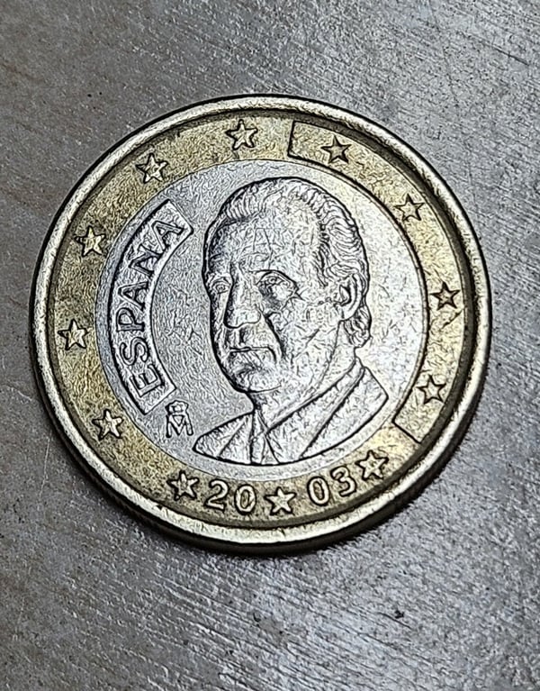 Moneda 1 euro España 2003