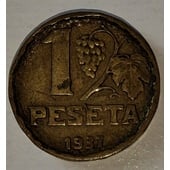 1 PESETA 2ª REPUBLICA 1937