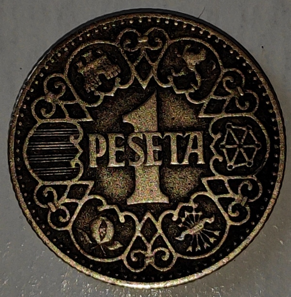 1 peseta de 1944