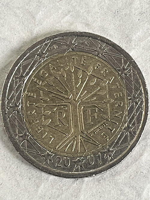 Moneda de 2€ Árbol de la Vida - 2001 Francia