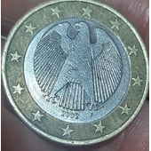 1 euro año 2002 Alemania F