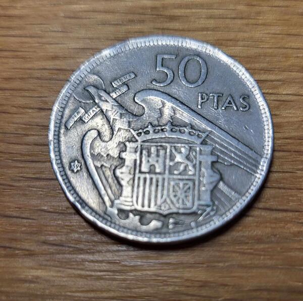 Moneda 50 pesetas 1957 *59