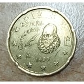 Moneda 20 céntimos de Euro 1999 España