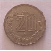 Moneda de 20 Centavos 2005