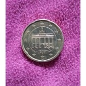 20 euro cent Alemania año 2018 ceca J