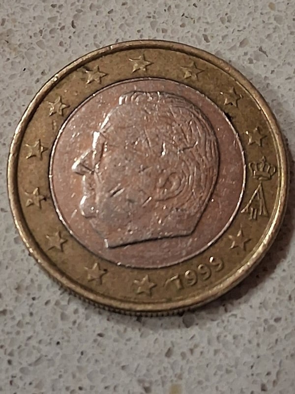 moneda de 1 euro de 1999 de Belgica