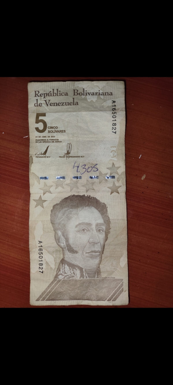 Billete venezolano