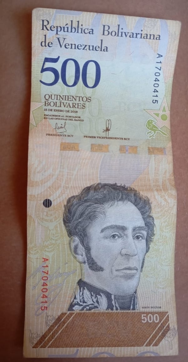 500 bolívares