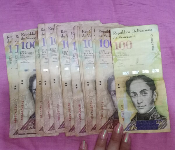Billetes de 100 Bsf