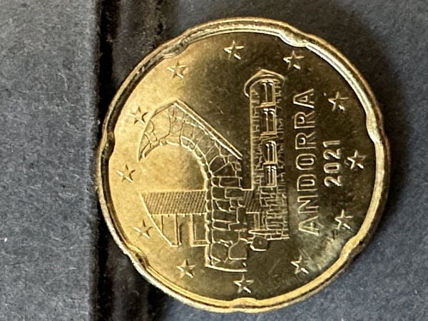 Andorra 20 cent.