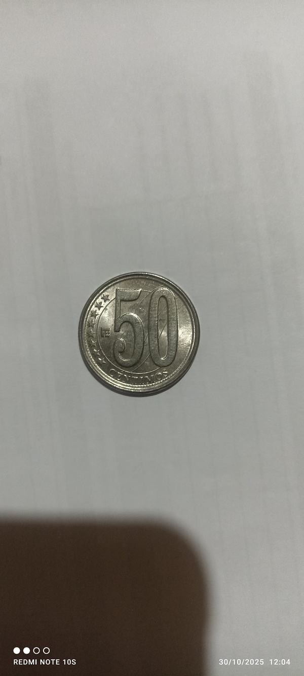 Moneda de 50 céntimo del año 2007