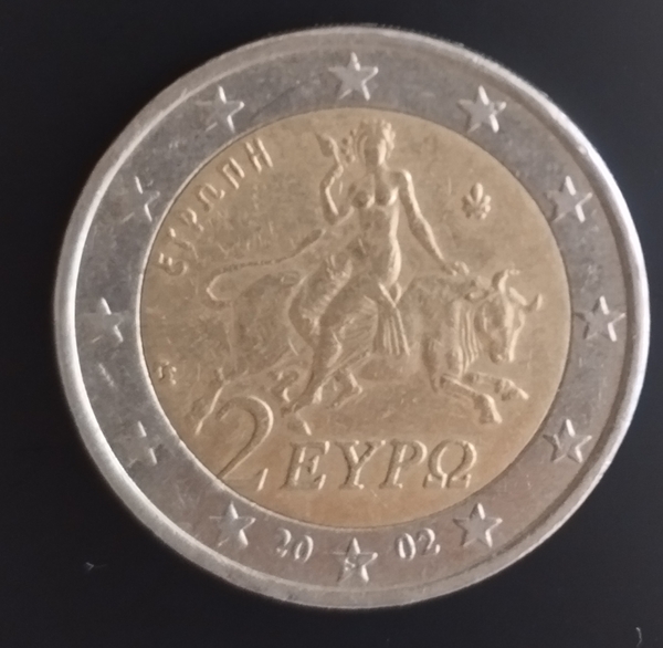 Moneda de 2€ Grecia 2002