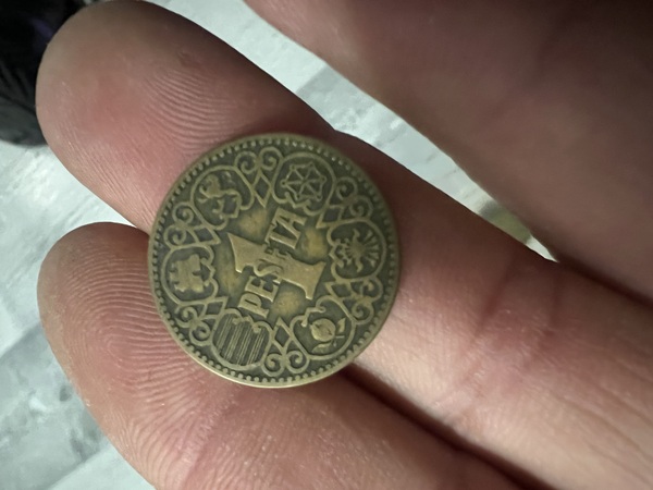 Monedas pesetas 1944