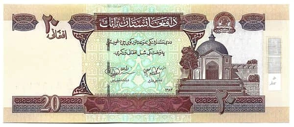 20 Afghanis