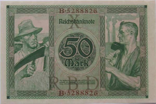 50 Mark Reichsbanknote