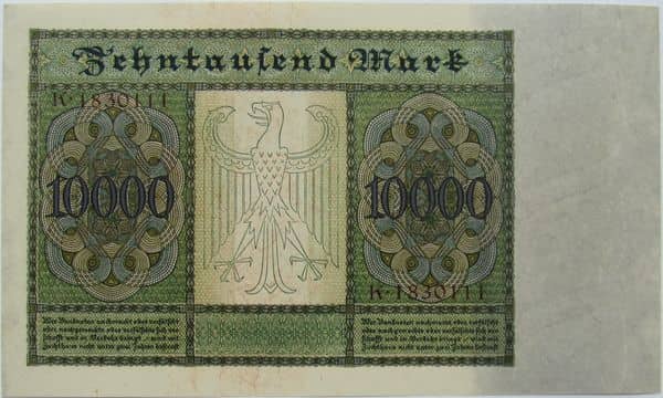 10000 Mark Reichsbanknote