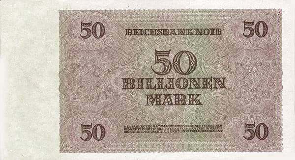 50000000000000 Mark Reichsbanknote