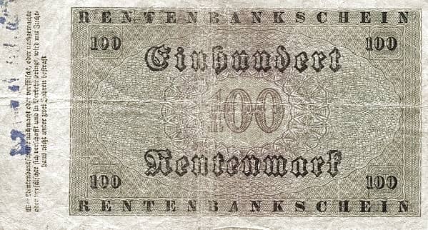 100 Rentenmark Rentenbank