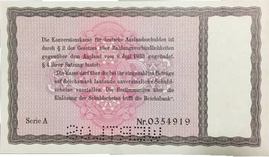 10 Reichsmark Konversionskasse