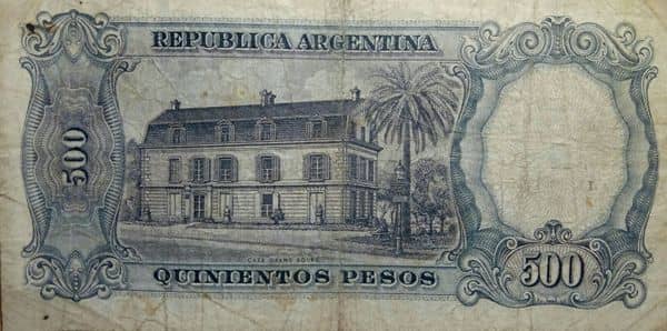 5 Pesos (Überdruckt auf 500 Pesos)