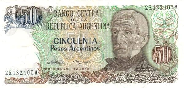 50 argentinische Pesos