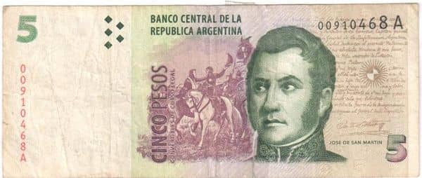 5 Pesos (Convertibles de Curso Legal)