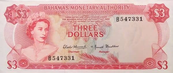 3 Dollars Elizabeth II