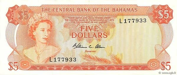 5 Dollars Elizabeth II