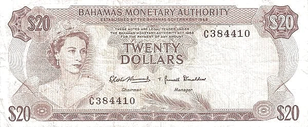 20 Dollars Elizabeth II