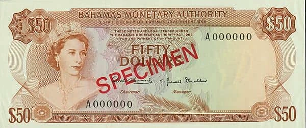 50 Dollars Elizabeth II