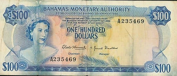 100 Dollars Elizabeth II