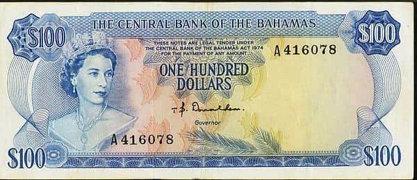 100 Dollars Elizabeth II