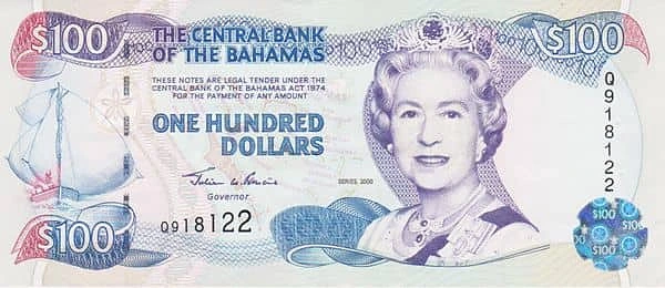 100 Dollars Elizabeth II