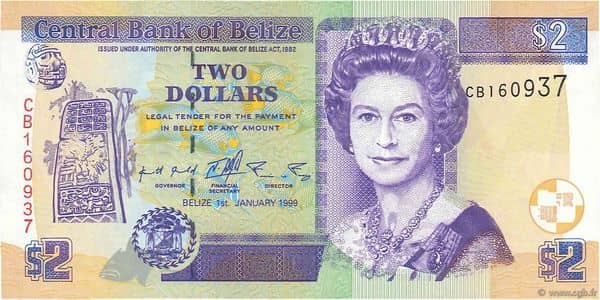 2 Dollars Elizabeth II