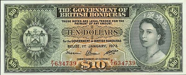 10 Dollars Elizabeth II