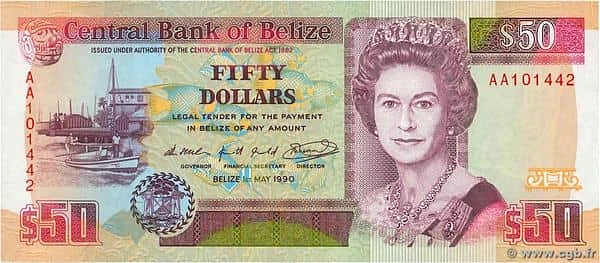 50 Dollars Elizabeth II