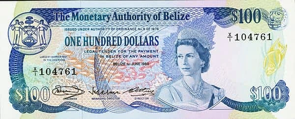 100 Dollars Elizabeth II