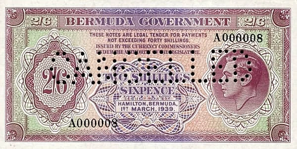 2 Shillings 6 Pence George VI