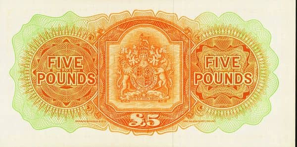 5 Pounds Elizabeth II