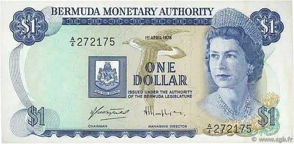 1 Dollar Elizabeth II Monetary Authority