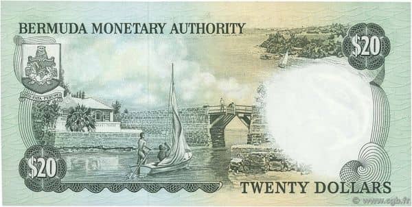 20 Dollars Elizabeth II Monetary Authority