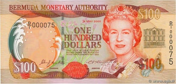 100 Dollars Elizabeth II